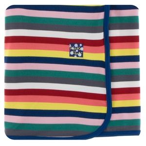 Bright London Stripe Print Swaddling Blanket